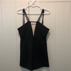 Black Dressy Romper